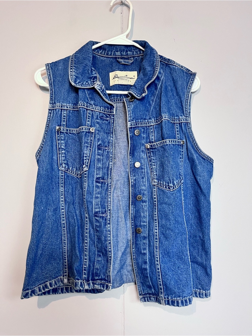 Eddie Bauer Women’s Denim Vest Size M – Vintage-Inspired Utility Style